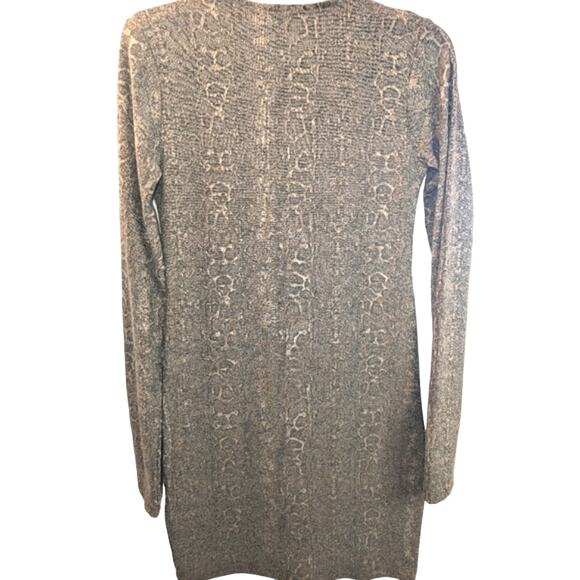 ZARA Trafaluc Snake Skin Print Bodycon Dress - Picture 5 of 5